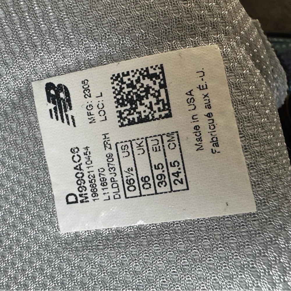 NIB New Balance x Action Bronson Baklava Lapis Lazuli 990v6 Made in USA - Picture 10 of 10